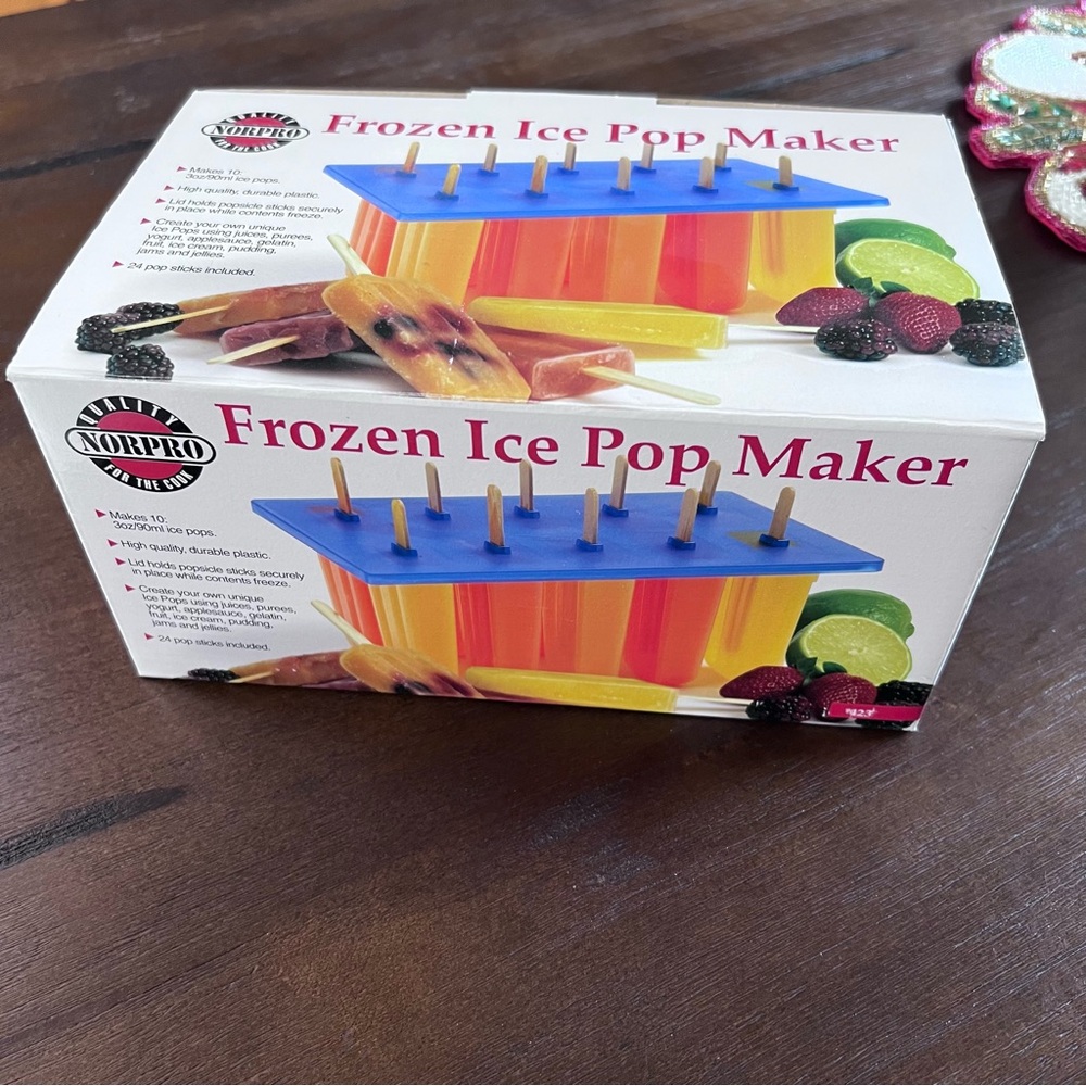 Norpro 423 Frozen Treat Ice Pop‎ Popsicle Maker Reusable BPA Free